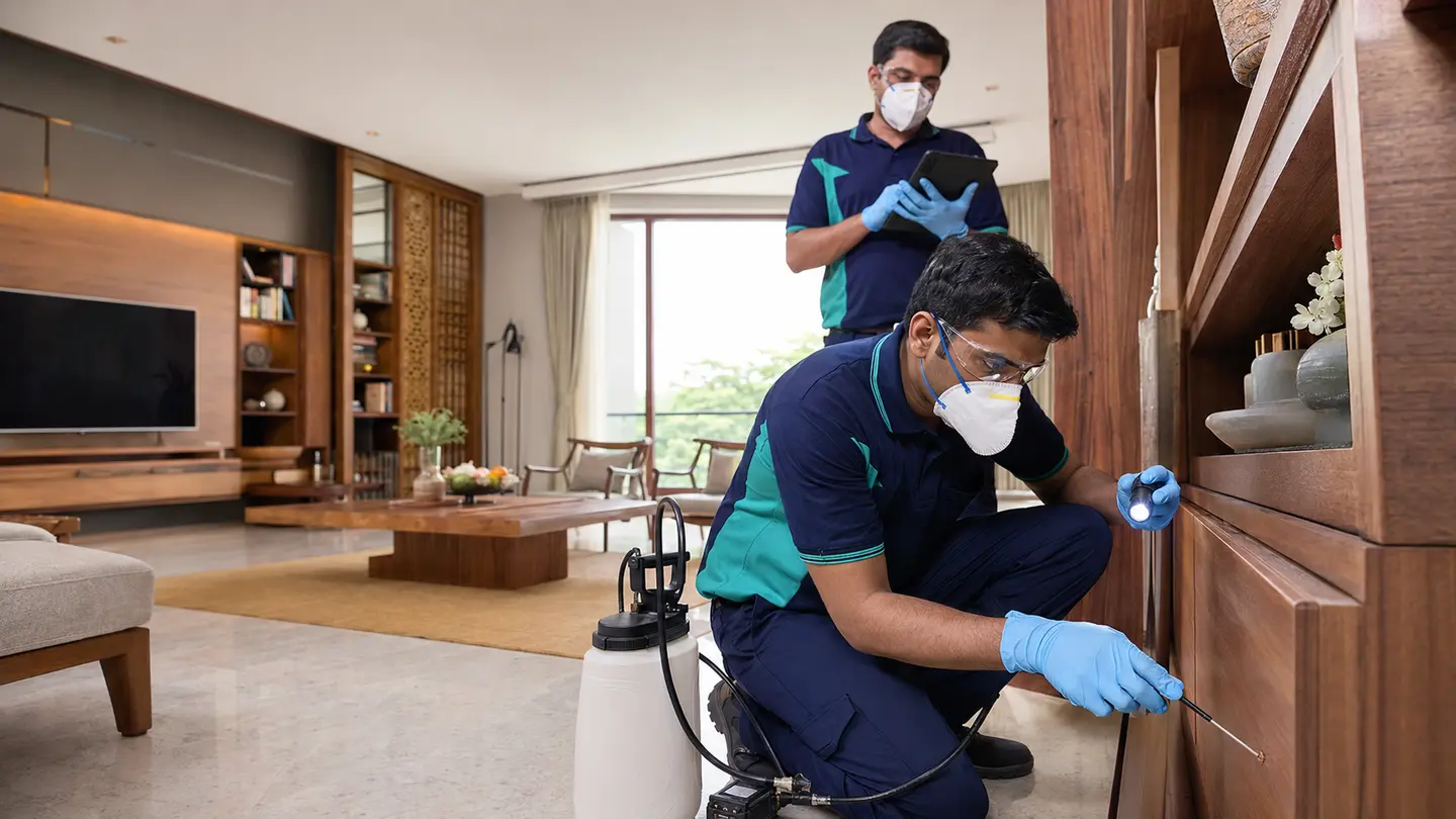 Indian Vivarta-style team delivering General Pest Control