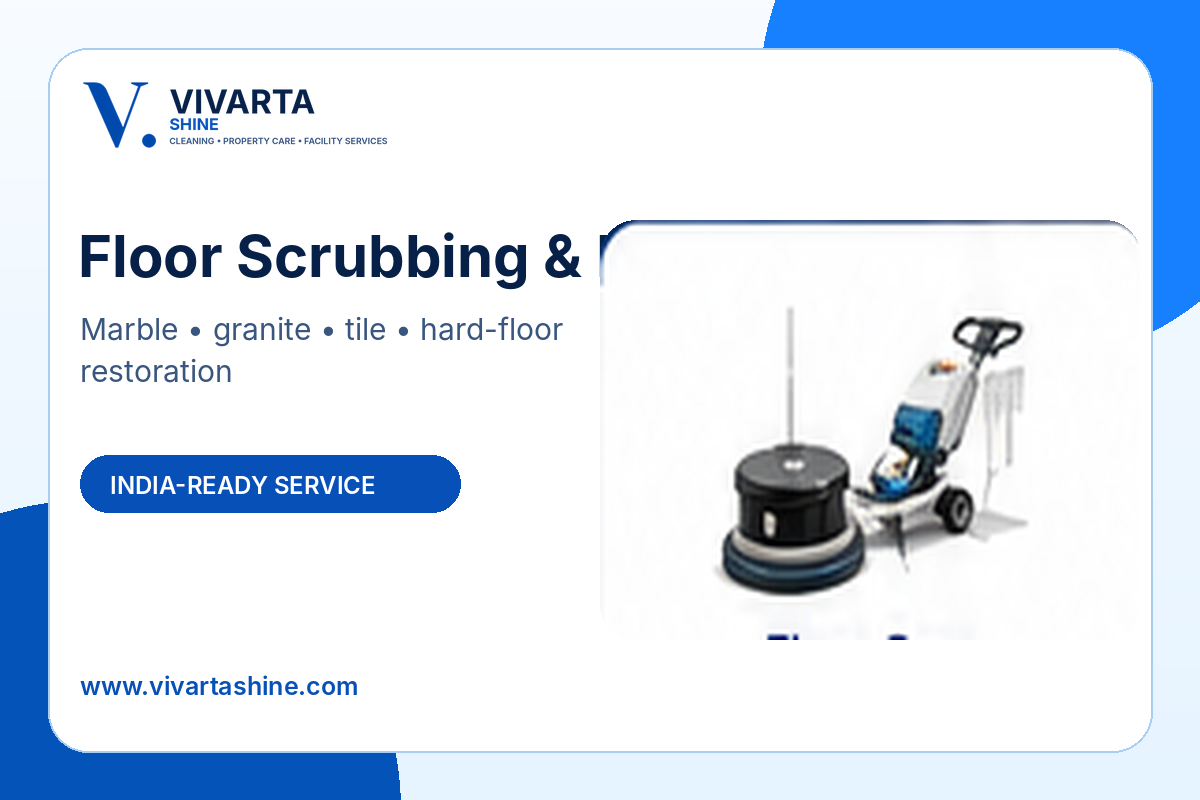 Floor Scrubbing & Polishing