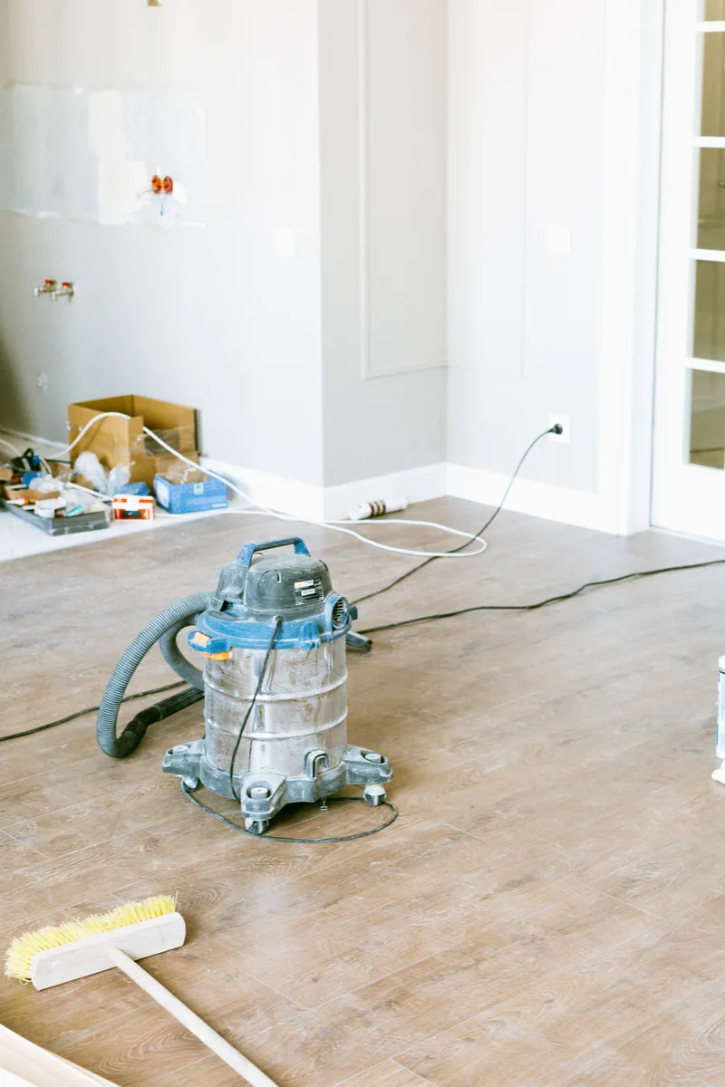 Post-construction cleaning